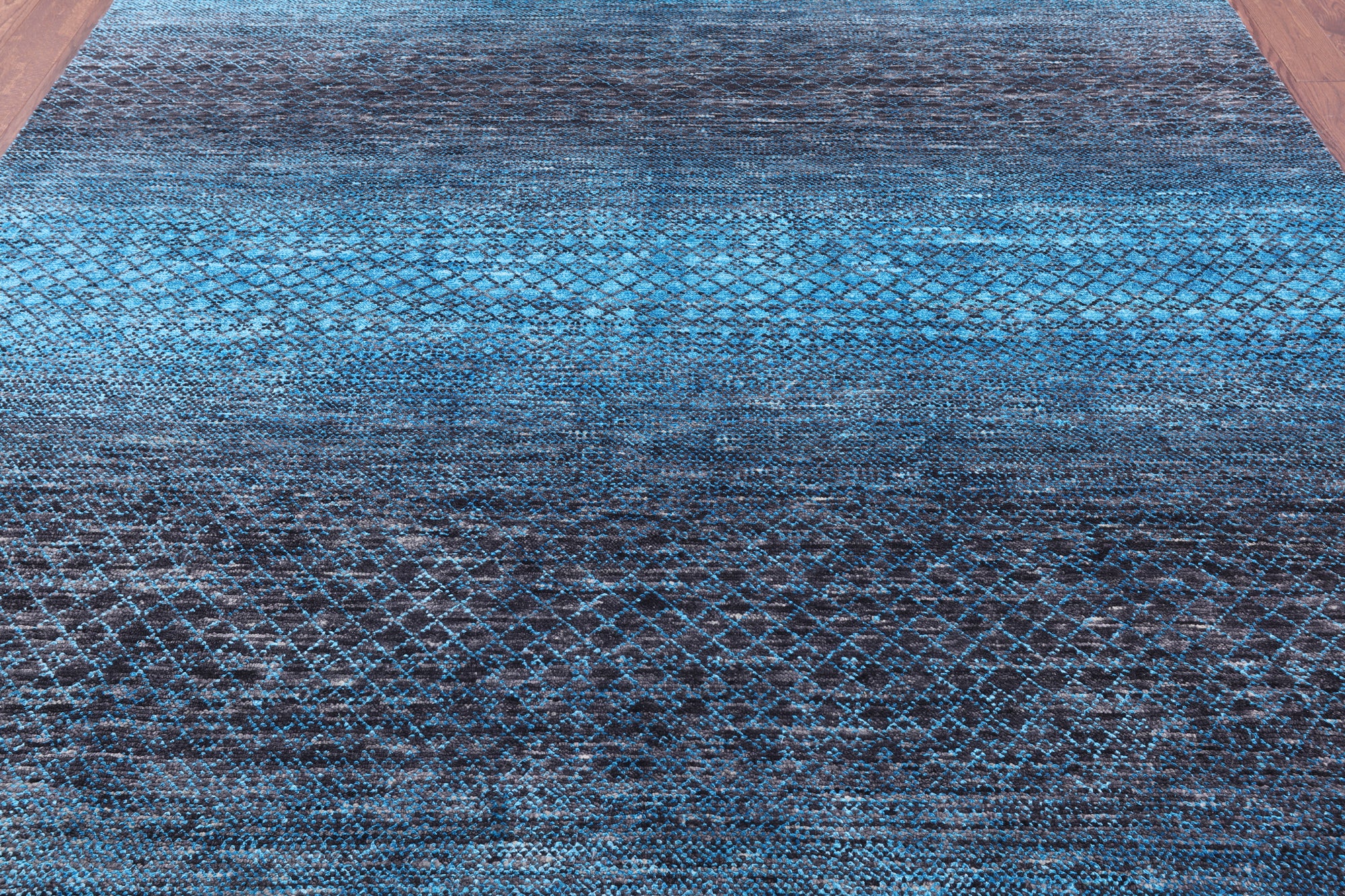 Savannah Grass Hand Knotted Wool & Silk Rug - 8' 2" X 10' 0" - Golden Nile