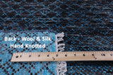 Savannah Grass Hand Knotted Wool & Silk Rug - 8' 2" X 10' 0" - Golden Nile