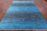 Savannah Grass Hand Knotted Wool & Silk Rug - 8' 1" X 10' 2" - Golden Nile