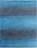 Savannah Grass Hand Knotted Wool & Silk Rug - 8' 1" X 10' 2" - Golden Nile