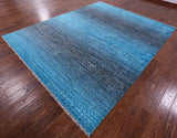 Savannah Grass Hand Knotted Wool & Silk Rug - 8' 1" X 10' 2" - Golden Nile