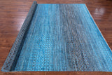 Savannah Grass Hand Knotted Wool & Silk Rug - 8' 1" X 10' 2" - Golden Nile
