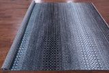 Savannah Grass Hand Knotted Wool & Silk Rug - 8' 0" X 9' 10" - Golden Nile