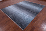 Savannah Grass Hand Knotted Wool & Silk Rug - 8' 0" X 9' 10" - Golden Nile