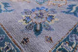 Grey Turkish Oushak Hand Knotted Wool Rug - 8' 3" X 10' 7" - Golden Nile
