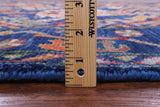 Blue Turkish Oushak Hand Knotted Wool Rug - 6' 1" X 8' 11" - Golden Nile