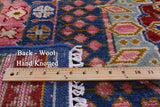 Geometric Persian Mamluk Handmade Wool Rug - 6' 0" X 9' 2" - Golden Nile
