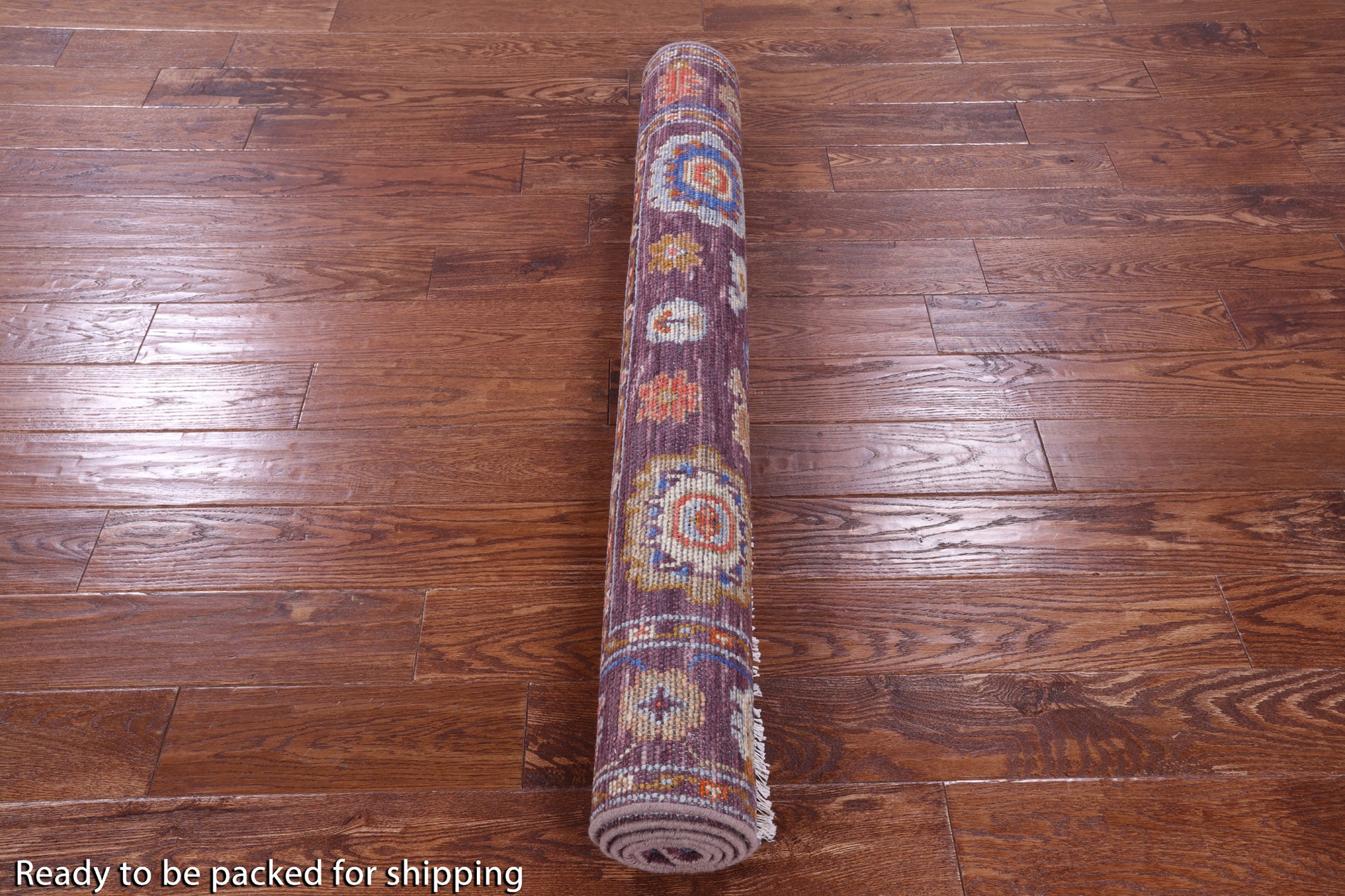 Turkish Oushak Hand Knotted Wool Rug - 4' 3" X 6' 1" - Golden Nile