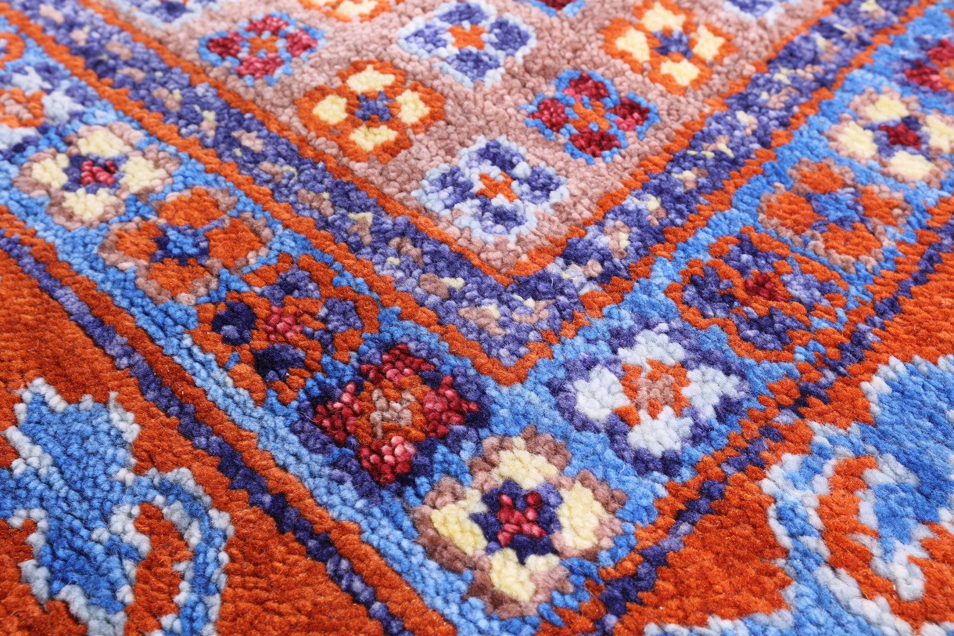 Persian Fine Serapi Handmade Wool Runner Rug - 4' 0" X 11' 7" - Golden Nile