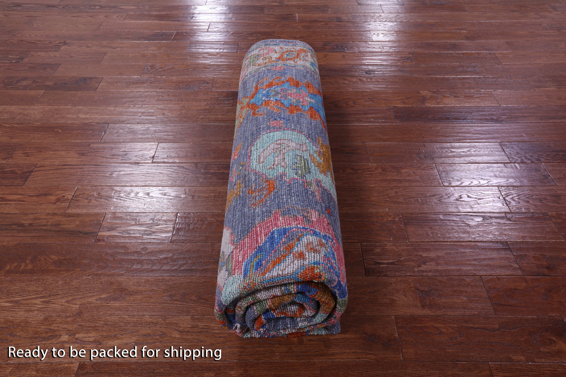 Grey Turkish Oushak Handmade Wool Rug - 8' 2" X 10' 6" - Golden Nile
