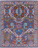 Grey Turkish Oushak Handmade Wool Rug - 8' 2" X 10' 6" - Golden Nile
