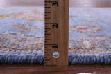 Blue Turkish Oushak Handmade Wool Runner Rug - 2' 7" X 8' 8" - Golden Nile