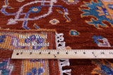 Turkish Oushak Hand Knotted Wool Runner Rug - 2' 7" X 8' 5" - Golden Nile