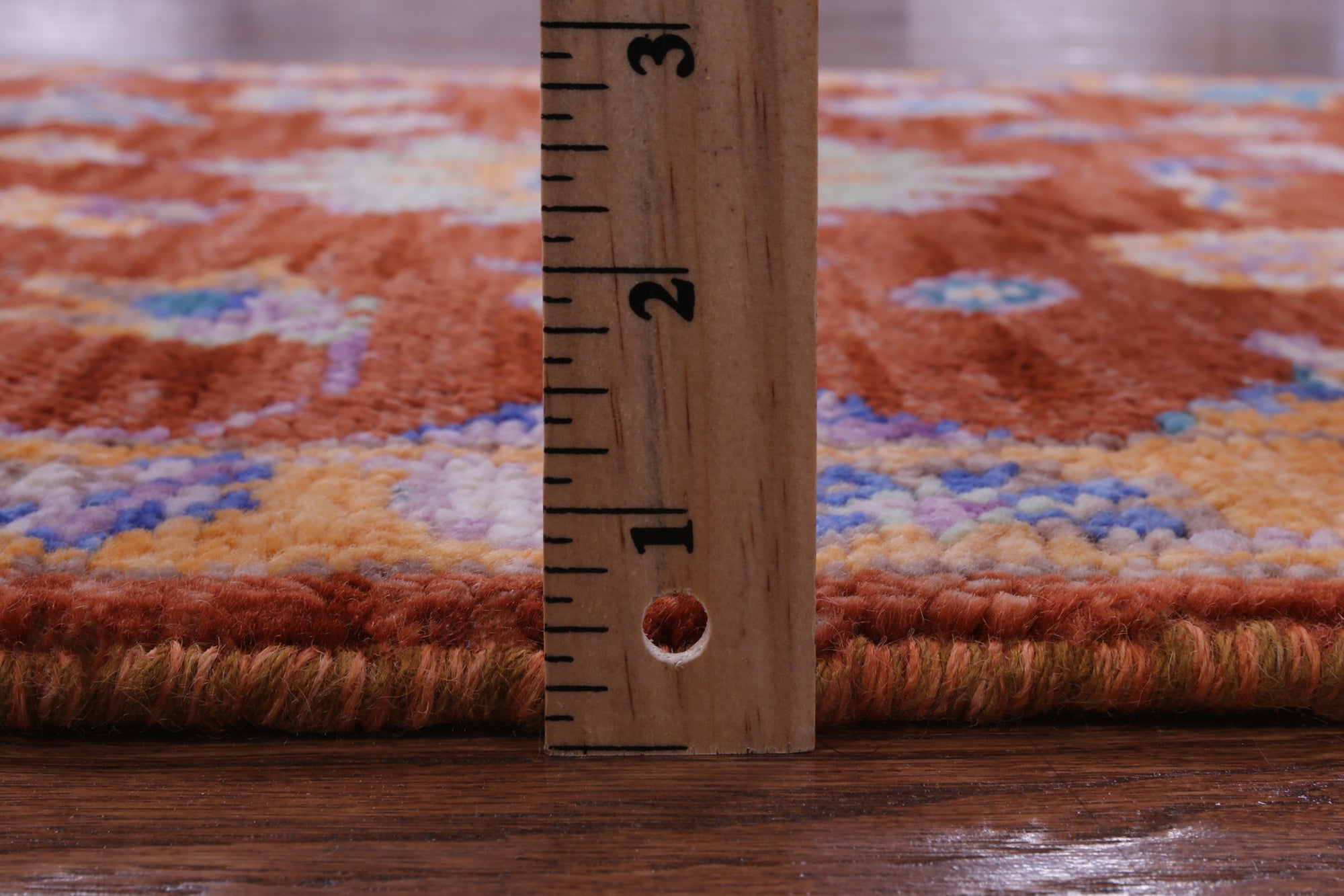 Turkish Oushak Hand Knotted Wool Runner Rug - 2' 7" X 8' 5" - Golden Nile