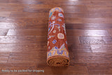 Turkish Oushak Hand Knotted Wool Runner Rug - 2' 7" X 8' 5" - Golden Nile