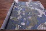 Abstract Contemporary Handmade Wool & Silk Rug - 8' 1" X 10' 2" - Golden Nile