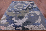 Abstract Contemporary Handmade Wool & Silk Rug - 8' 1" X 10' 2" - Golden Nile