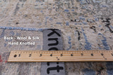 Abstract Modern Handmade Wool & Silk Rug - 8' 10" X 11' 10" - Golden Nile