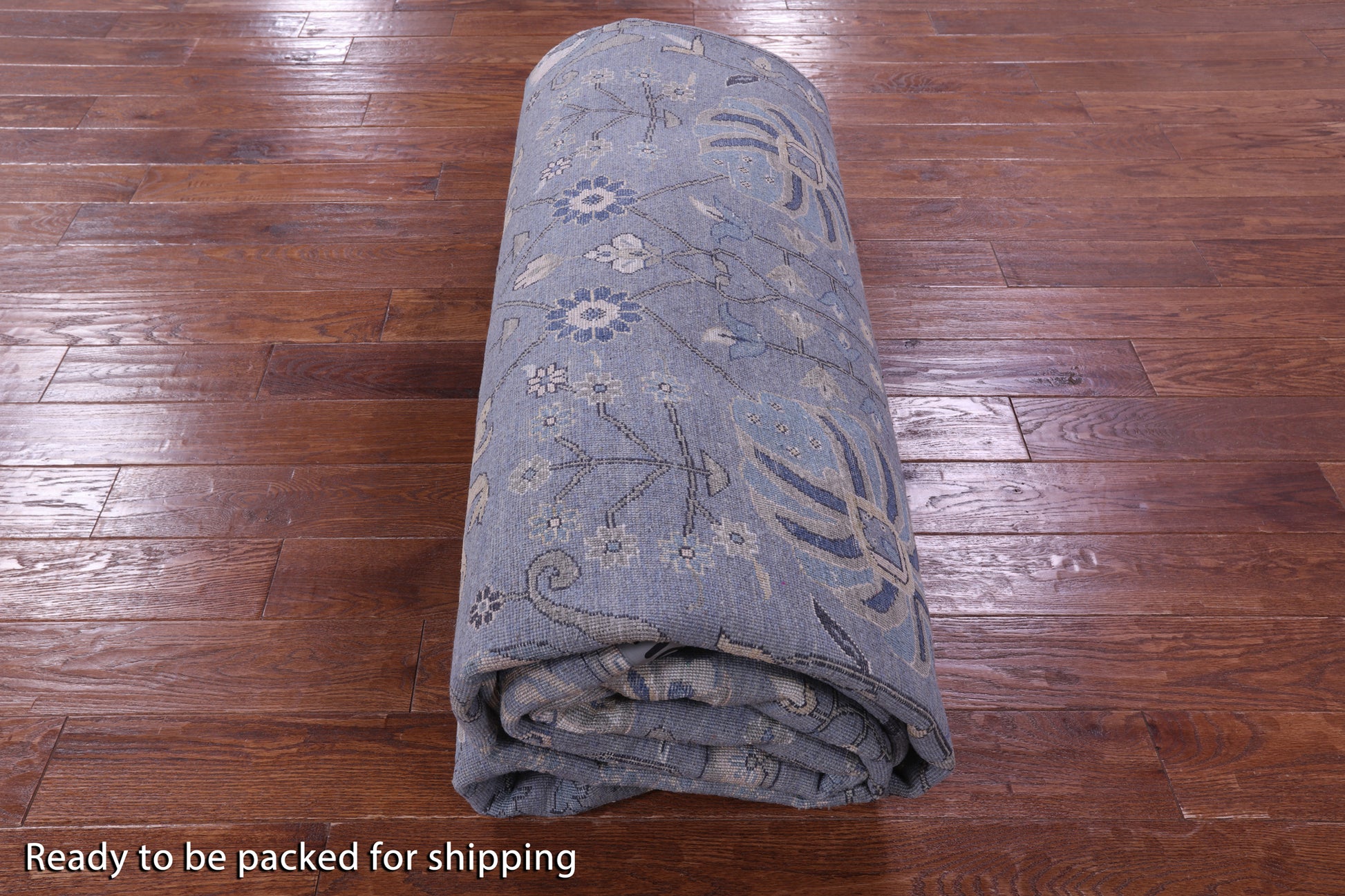 Grey Persian Handmade Wool & Silk Rug - 10' 1" X 14' 1" - Golden Nile