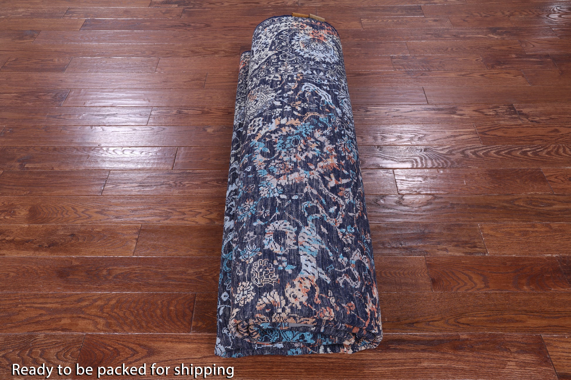 Persian Handmade Wool & Silk Rug - 9' 2" X 12' 1" - Golden Nile