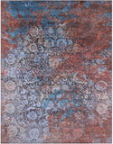 Persian Hand Knotted Wool & Silk Rug - 7' 10" X 10' 0" - Golden Nile