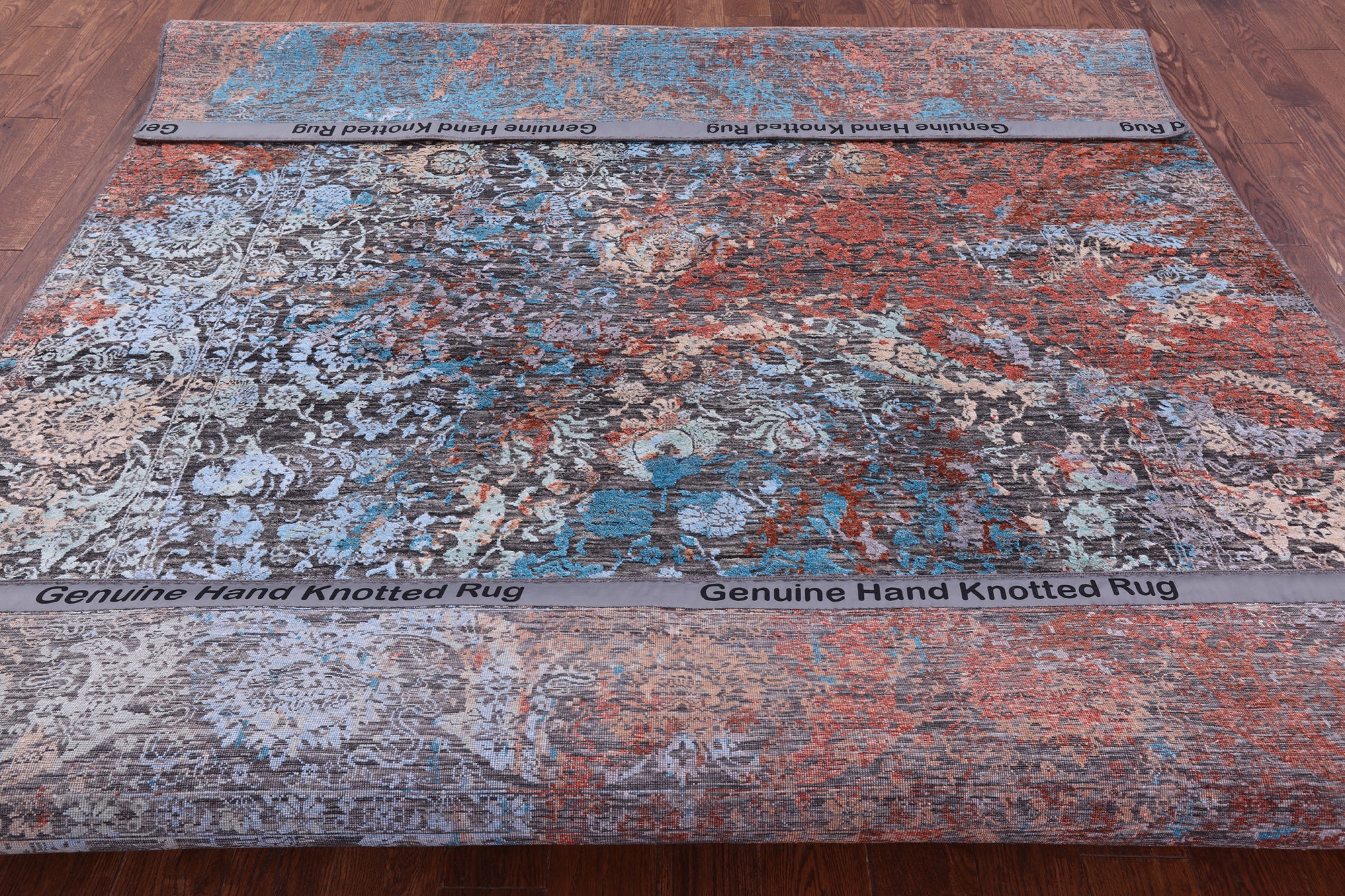 Persian Hand Knotted Wool & Silk Rug - 7' 10" X 10' 0" - Golden Nile