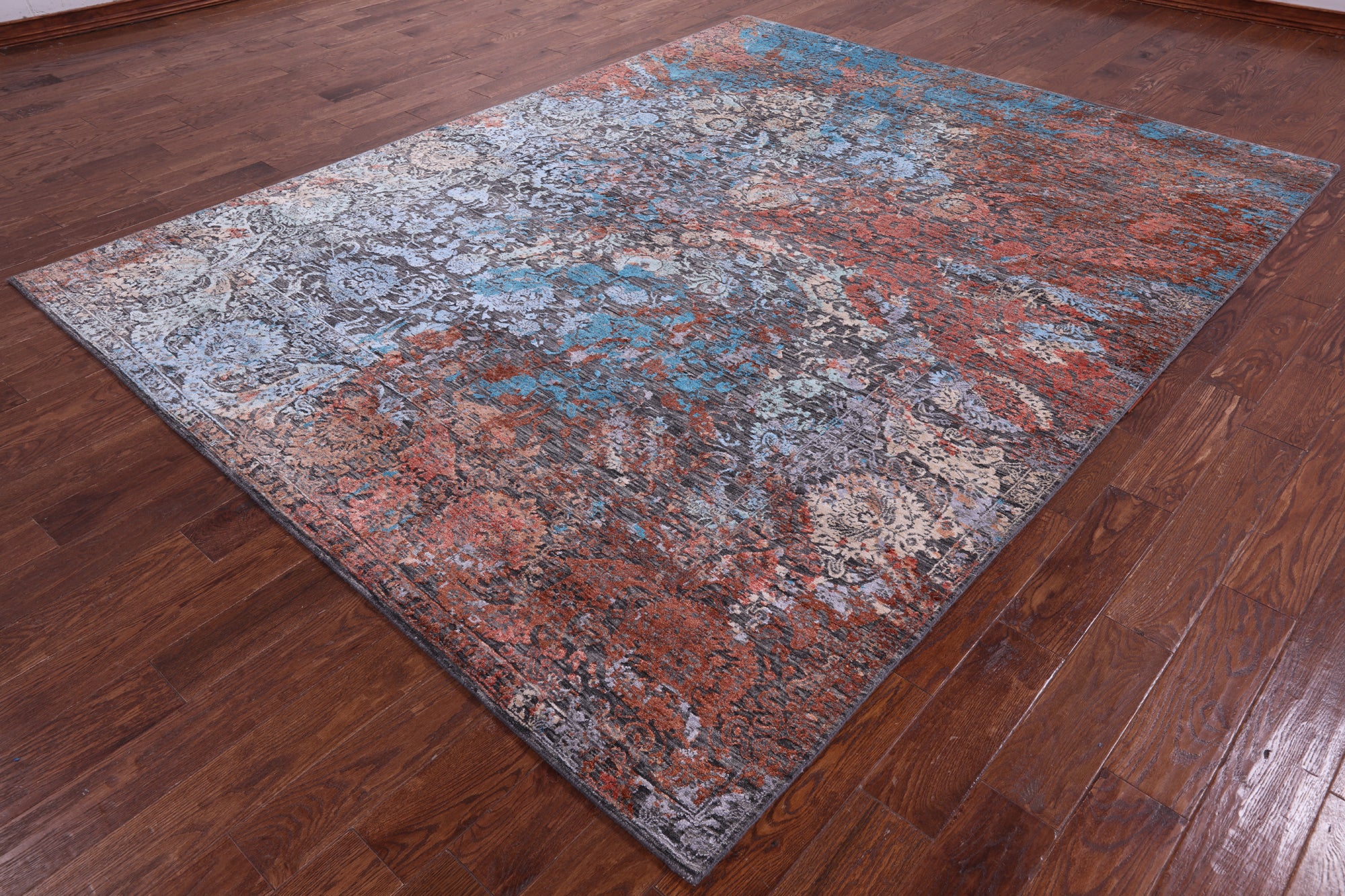 Persian Hand Knotted Wool & Silk Rug - 7' 10" X 10' 0" - Golden Nile