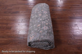 Grey Persian Ziegler Hand Knotted Wool & Silk Rug - 9' 11" X 14' 2" - Golden Nile