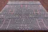 Grey Persian Ziegler Hand Knotted Wool & Silk Rug - 9' 11" X 14' 2" - Golden Nile
