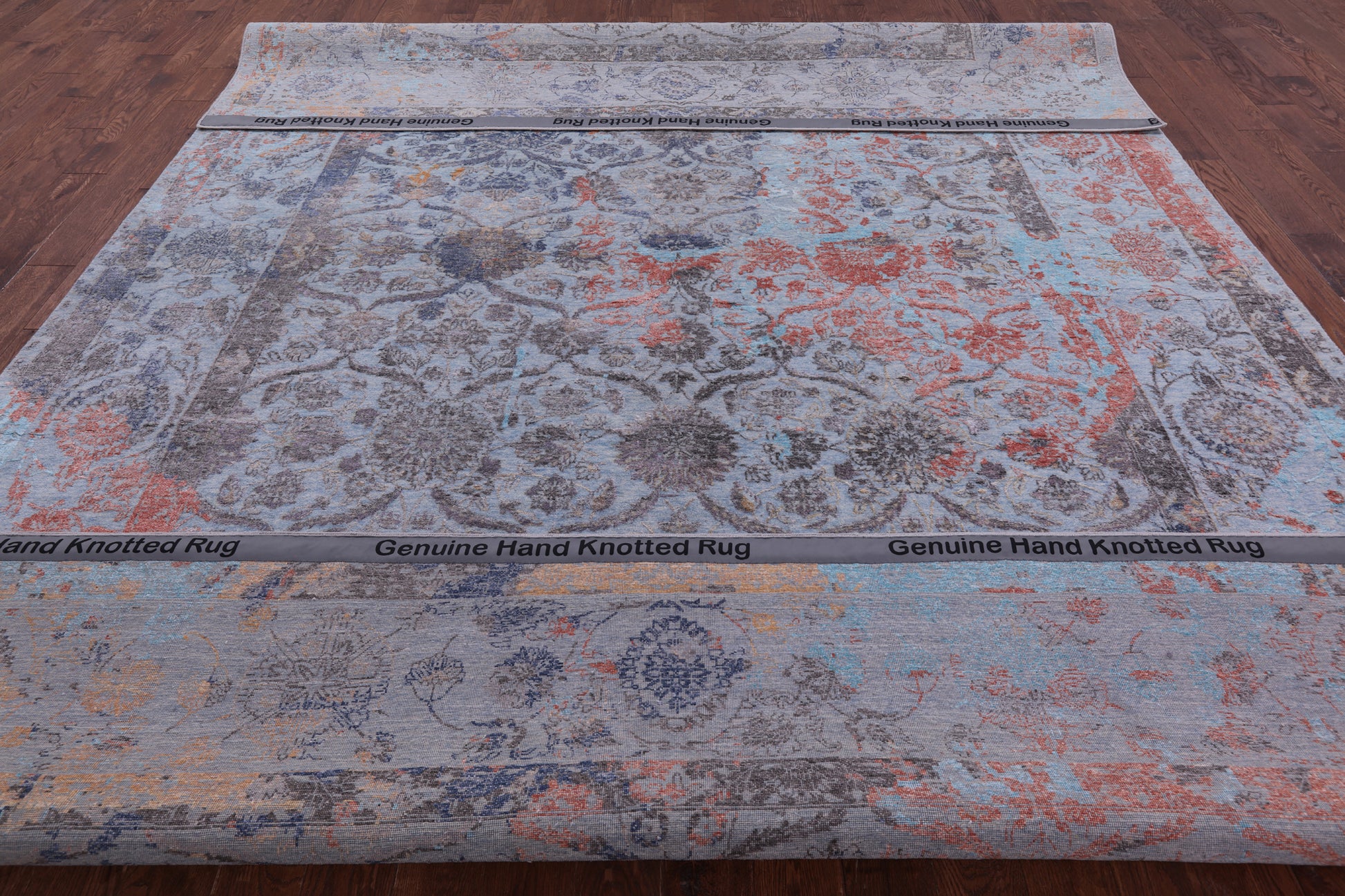 Persian Hand Knotted Wool & Silk Rug - 9' 11" X 13' 9" - Golden Nile