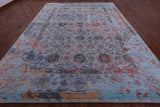 Persian Hand Knotted Wool & Silk Rug - 9' 11" X 13' 9" - Golden Nile
