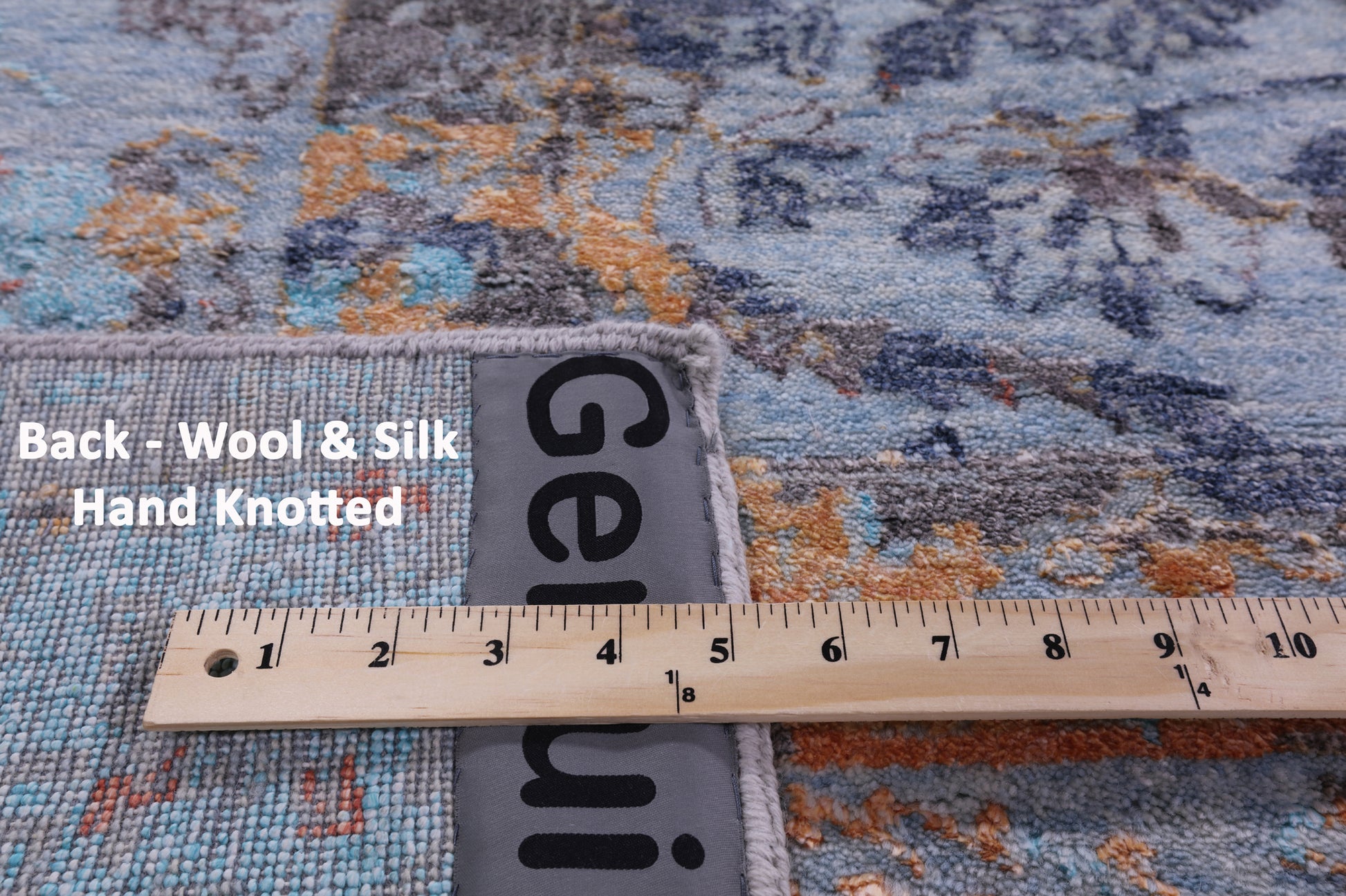 Persian Hand Knotted Wool & Silk Rug - 9' 11" X 13' 9" - Golden Nile