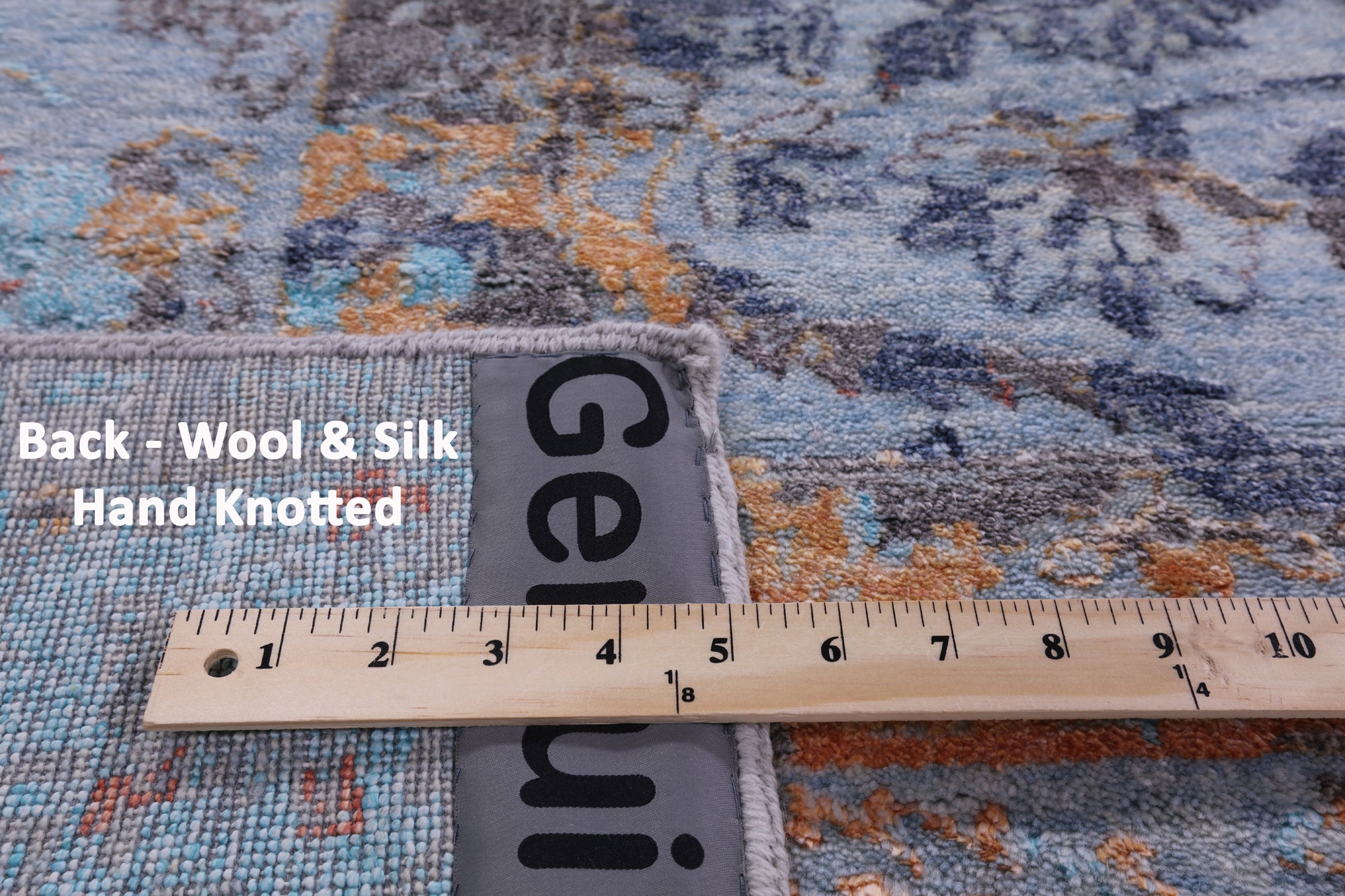 Persian Hand Knotted Wool & Silk Rug - 9' 11" X 13' 9" - Golden Nile