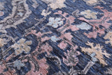 Grey Persian Hand Knotted Wool & Silk Rug - 8' 10" X 11' 11" - Golden Nile