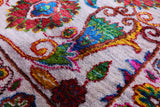Grey Persian Hand Knotted Wool & Silk Rug - 9' 2" X 11' 8" - Golden Nile