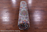 Grey Persian Hand Knotted Wool & Silk Rug - 9' 1" X 12' 2" - Golden Nile