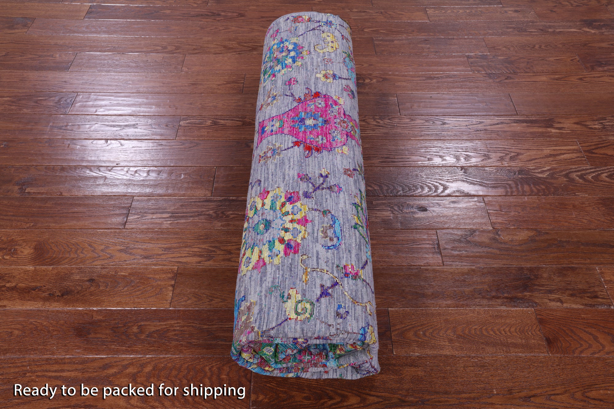 Grey Persian Hand Knotted Wool & Silk Rug - 8' 1" X 10' 1" - Golden Nile