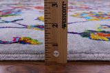 Grey Persian Handmade Wool & Silk Rug - 9' 10" X 14' 4" - Golden Nile