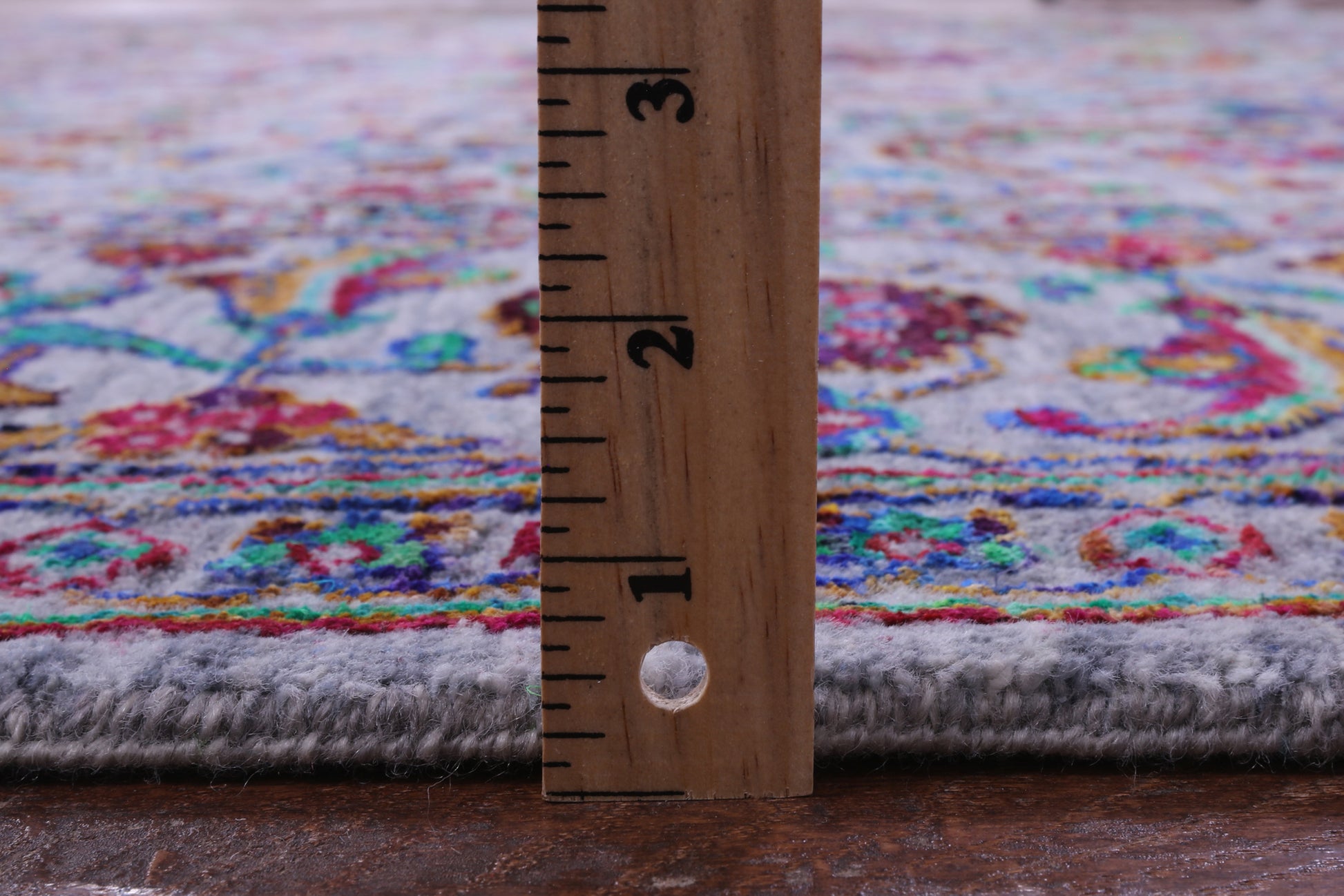 Grey Persian Fine Serapi Handmade Wool & Silk Rug - 9' 1" X 11' 11" - Golden Nile