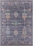 Grey Turkish Oushak Hand Knotted Wool Rug - 8' 11" X 12' 5" - Golden Nile