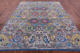 Grey Turkish Oushak Hand Knotted Wool Rug - 8' 4" X 10' 0" - Golden Nile