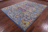 Grey Turkish Oushak Hand Knotted Wool Rug - 8' 4" X 10' 0" - Golden Nile