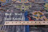 Grey Turkish Oushak Hand Knotted Wool Rug - 8' 4" X 10' 0" - Golden Nile
