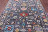 Grey Turkish Oushak Handmade Wool Rug - 6' 1" X 9' 1" - Golden Nile