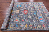 Grey Turkish Oushak Handmade Wool Rug - 6' 1" X 9' 1" - Golden Nile