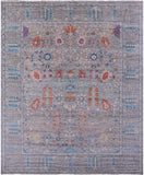 Grey Turkish Oushak Hand Knotted Wool Rug - 11' 11" X 14' 10" - Golden Nile