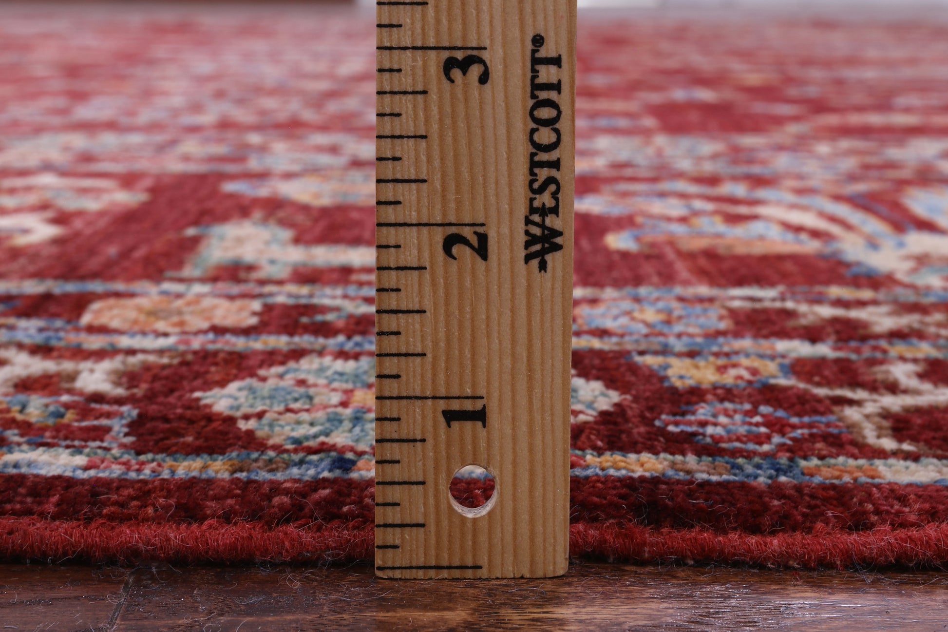 Red Tribal Persian Gabbeh Hand Knotted Wool Rug - 9' 0" X 12' 0" - Golden Nile