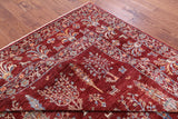 Red Tribal Persian Gabbeh Hand Knotted Wool Rug - 9' 0" X 12' 0" - Golden Nile