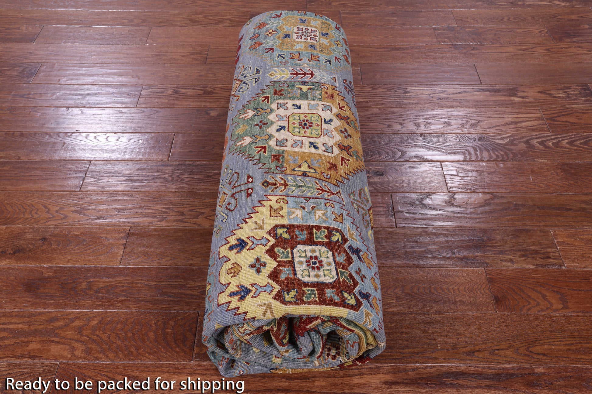 Turkmen Ersari Hand Knotted Wool Rug - 10' 1" X 13' 9" - Golden Nile