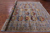 Turkmen Ersari Hand Knotted Wool Rug - 10' 1" X 13' 9" - Golden Nile